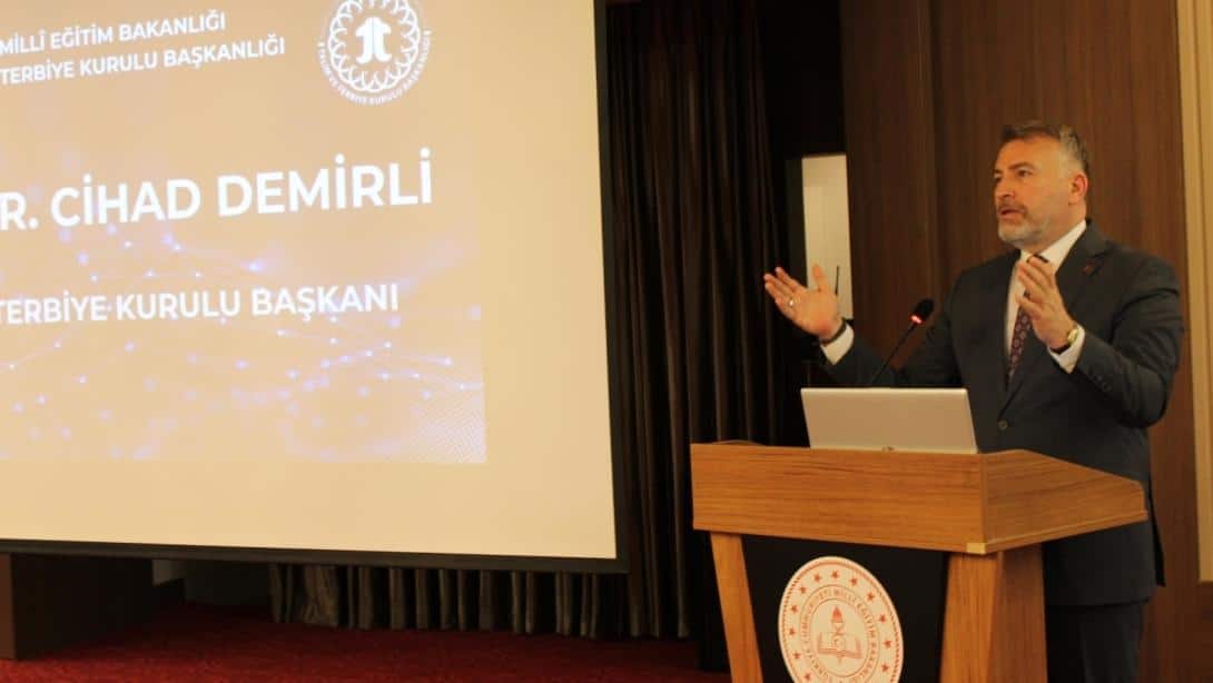 TALİM VE TERBİYE KURULU BAŞKANI DEMİRLİ'Yİ AĞIRLADIK